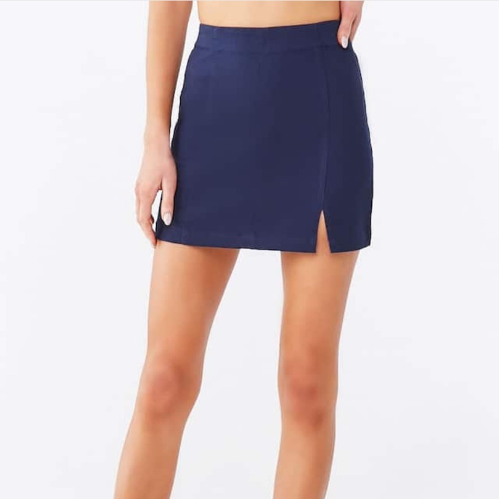Blue skirt